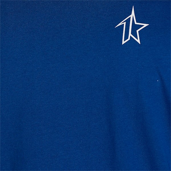 PUMAx1DER Varsity Men's Slim Fit T-Shirt, Blazing Blue, extralarge-IND