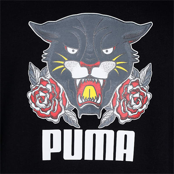 PUMAx1DER Grunge Logo Men's Slim Fit Jacket, Puma Black, extralarge-IND