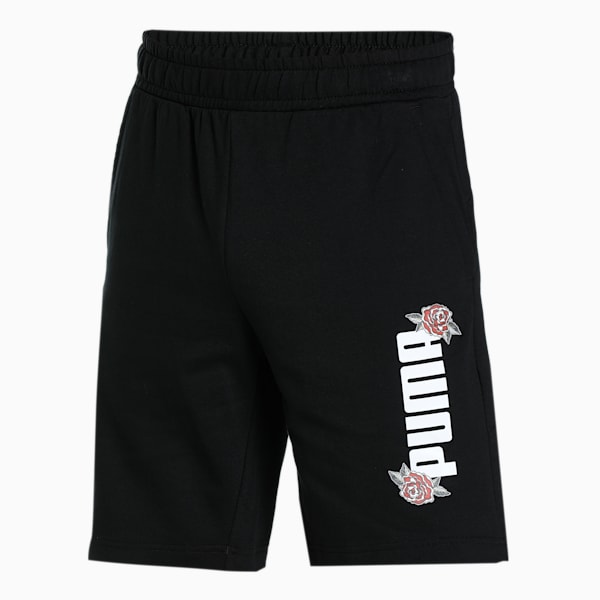 PUMAx1DER Grunge Logo Men's Shorts, Puma Black, extralarge-IND