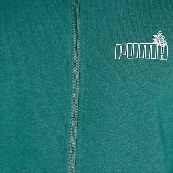PUMAx1DER Logo Men's Slim Fit Jacket, Deep Forest, extralarge-IND