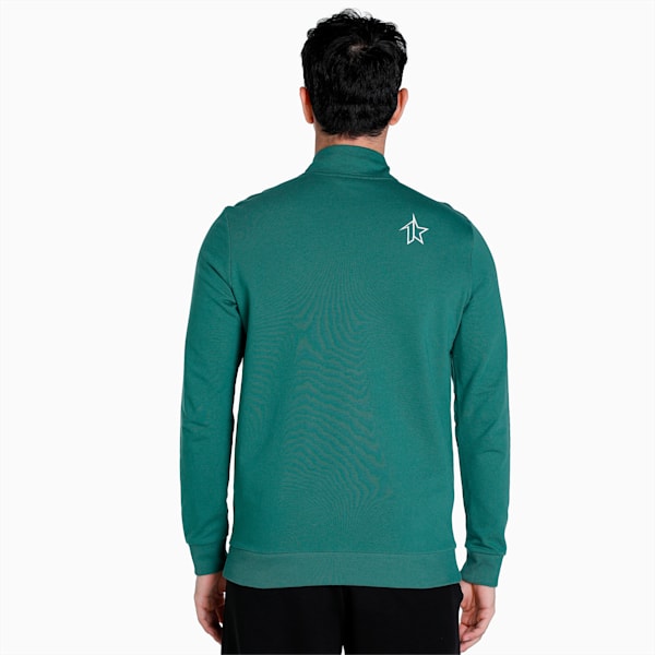 PUMAx1DER Logo Men's Slim Fit Jacket, Deep Forest, extralarge-IND