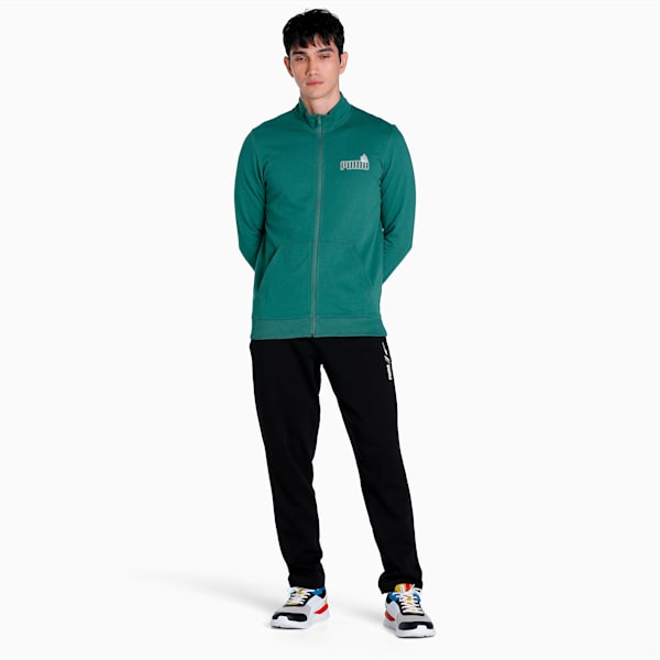 PUMAx1DER Logo Men's Slim Fit Jacket, Deep Forest, extralarge-IND
