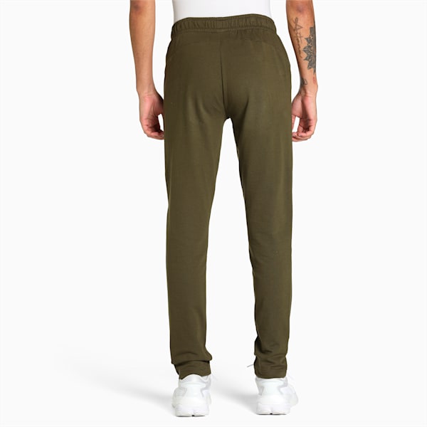 PUMAx1DER Graphic Men's Slim Fit Pants, Deep Olive, extralarge-IND