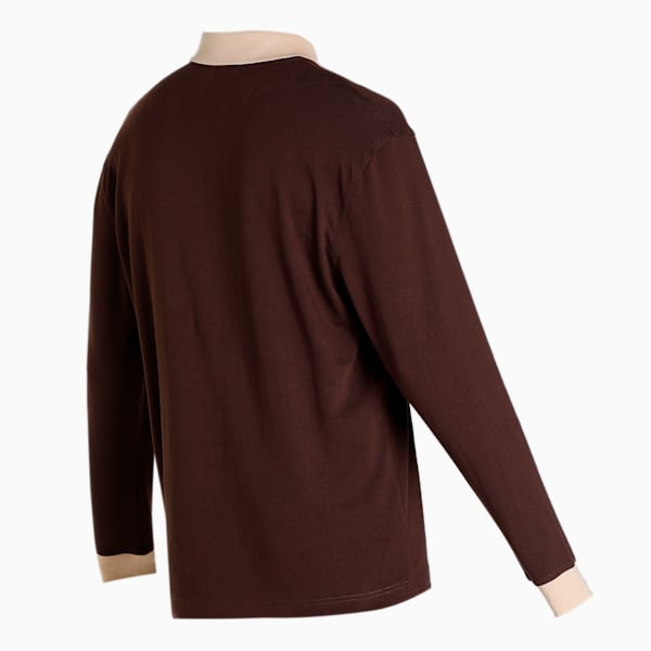 PUMAx1DER Men's Regular Fit Polo, Dark Chocolate, extralarge-IND