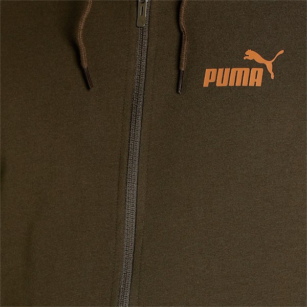 PUMAx1DER Men's Graphic Slim Fit Jacket, Deep Olive, extralarge-IND