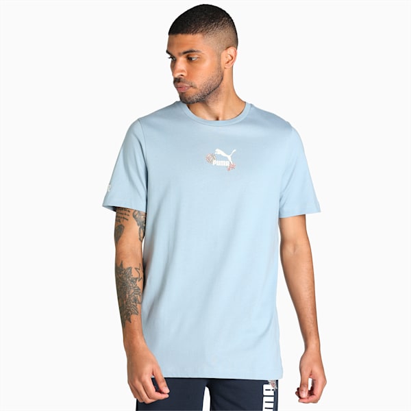PUMAx1DER FeelGood Men's Regular Fit T-Shirt, Blue Wash, extralarge-IND