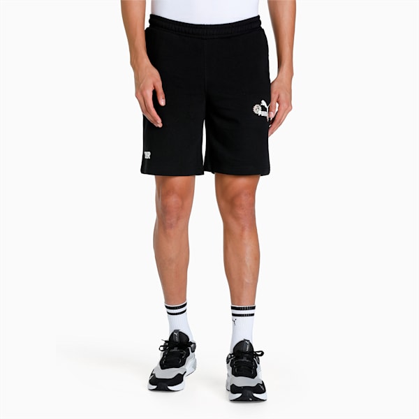 PUMAx1DER FeelGood Men's Regular Fit Shorts, Puma Black, extralarge-IND