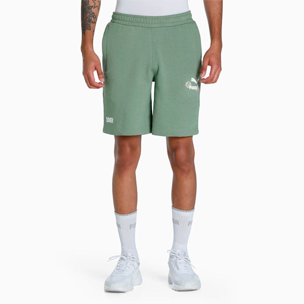 PUMAx1DER FeelGood Men's Regular Fit Shorts, Dusty Green, extralarge-IND