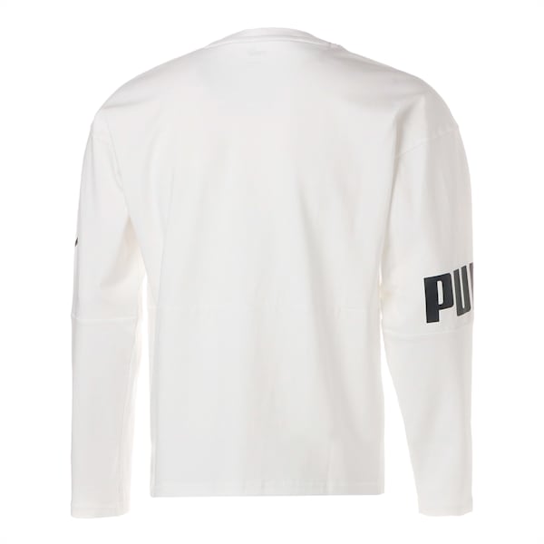 メンズ PUMA POWER 長袖 Tシャツ, PUMA White, extralarge-JPN