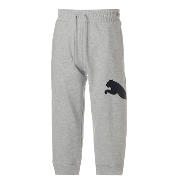 メンズ ESS+ ビッグ ロゴ 3/4 スウェットパンツ, Light Gray Heather, extralarge-JPN