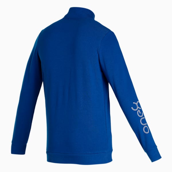 PUMA x one8 Logo Men's Jacket, Blazing Blue, extralarge-IND