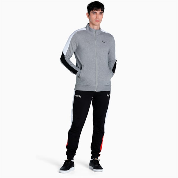 one8 Virat Kohli Color Block Men's Jacket, Medium Gray Heather