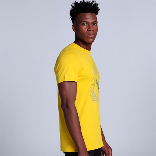 PUMA x one8 Graphic Men's Slim Fit T-Shirt, Fresh Pear, extralarge-IND