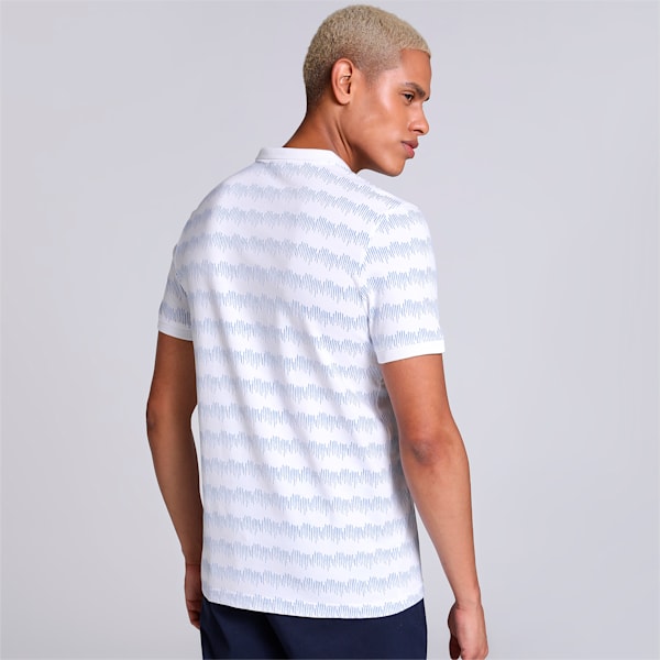 One8 Virat Kohli Men's All Over Print Men's Polo, PUMA White