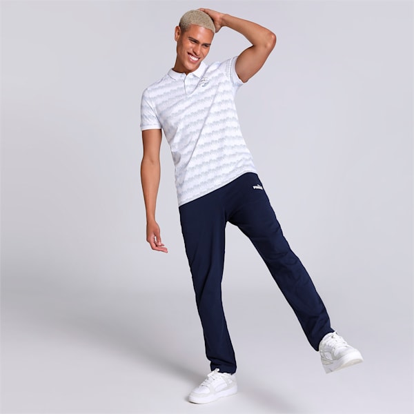 One8 Virat Kohli Men's All Over Print Men's Polo, PUMA White