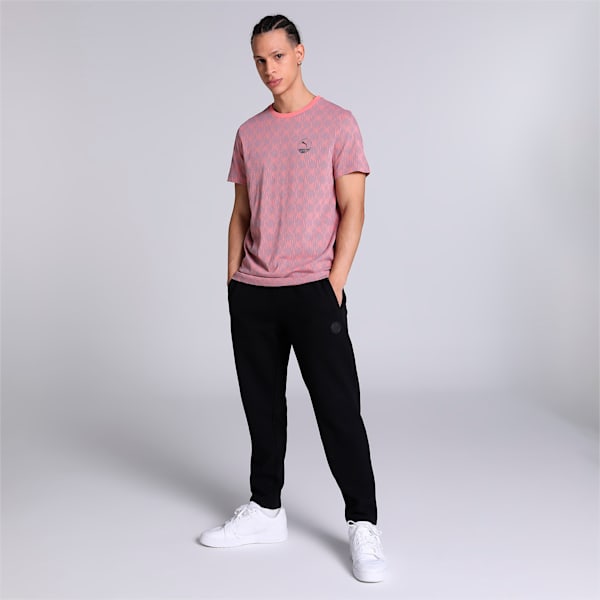 One8 Virat Kohli All Over Print Men's T-Shirt, Hibiscus Flower