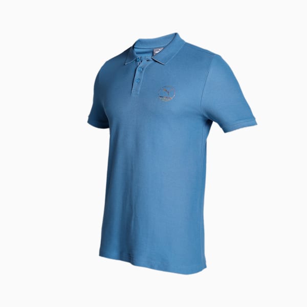 PUMA x one8 Men's Slim Fit Polo, Deep Dive, extralarge-IND