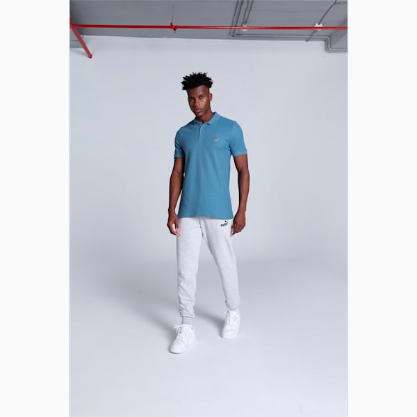 PUMA x one8 Men's Slim Fit Polo, Deep Dive, extralarge-IND