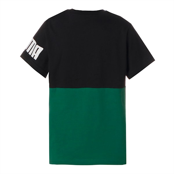 キッズ ボーイズ PUMA POWER 半袖 Tシャツ 120-160cm, PUMA Black, extralarge-JPN