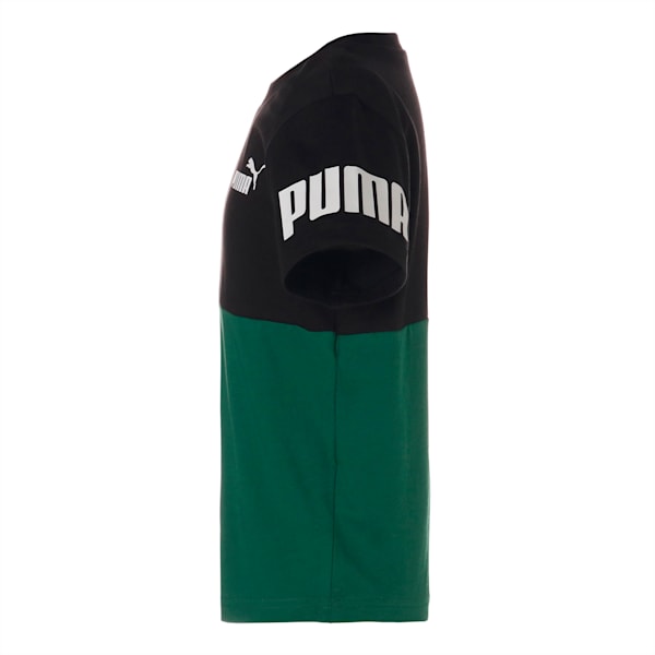 キッズ ボーイズ PUMA POWER 半袖 Tシャツ 120-160cm, PUMA Black, extralarge-JPN