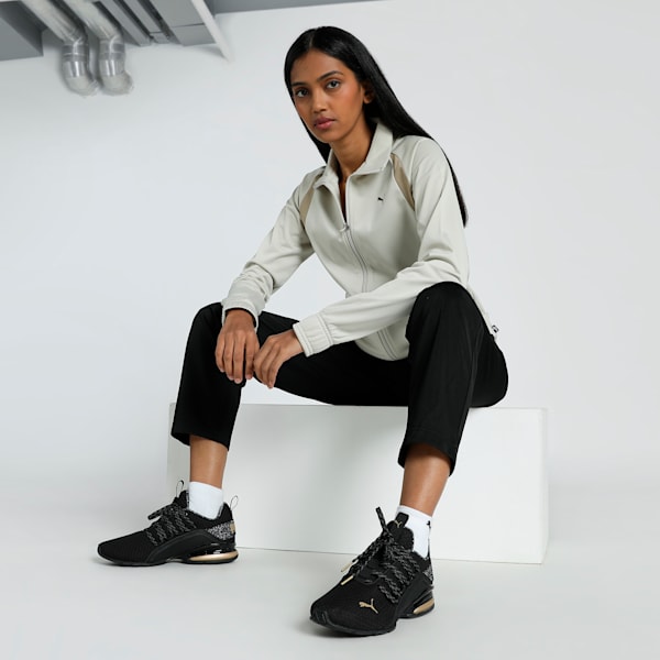 Classic Tricot Women's Regular Fit Tracksuit, Desert Dust, extralarge-IND