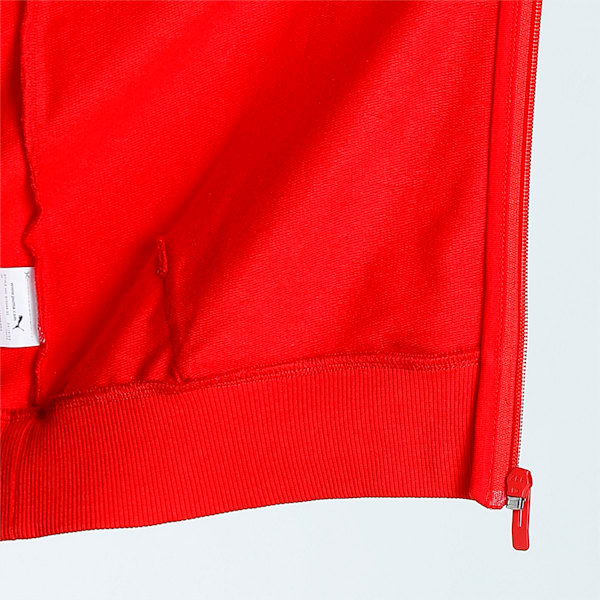Knitted FF Logo Men's Slim Fit Jacket, Burnt Red, extralarge-IND
