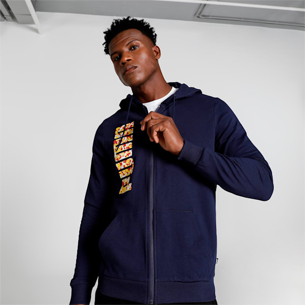 Pixelated Logo FP Men s Slim Fit Hoodie PUMA