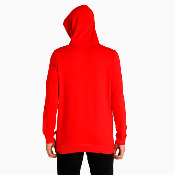 Men's Knitted Hooded 1948 Slim Fit Jacket, High Risk Red, extralarge-IND