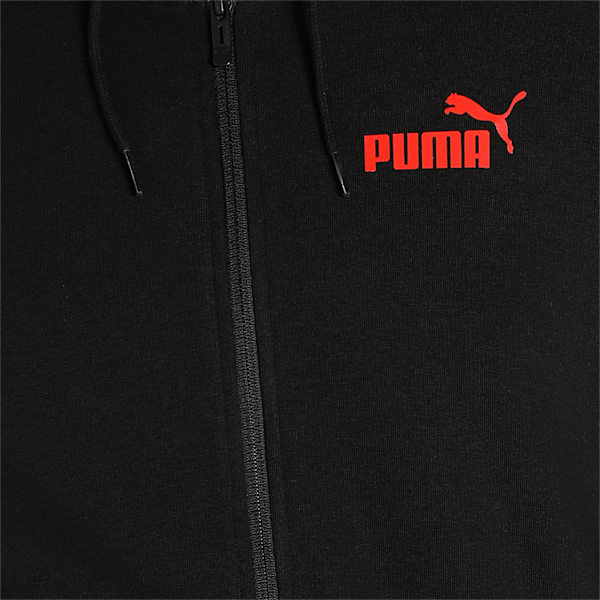 PUMA Knitted Textured Men's Slim Fit Jacket, Puma Black, extralarge-IND