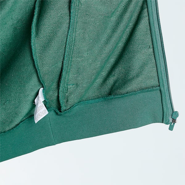 PUMA Knitted Textured Men's Slim Fit Jacket, Deep Forest, extralarge-IND