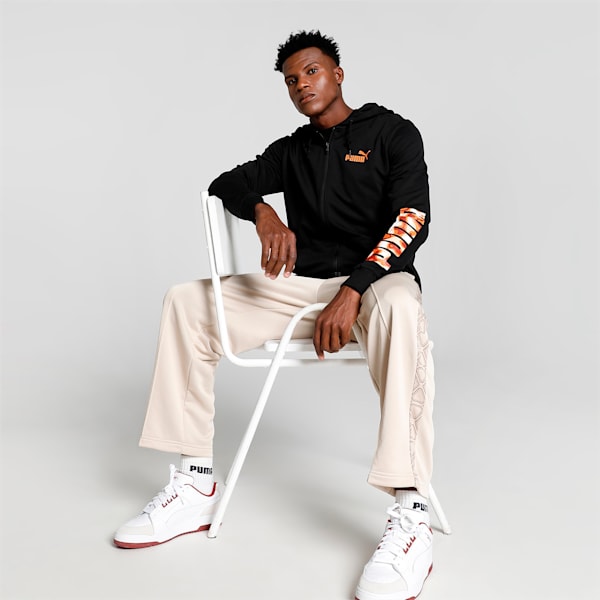 Logo Knitted Men's Slim Fit Jacket, Puma Black, extralarge-IND