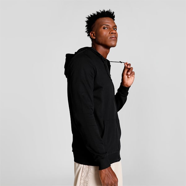 Logo Knitted Men's Slim Fit Jacket, Puma Black, extralarge-IND