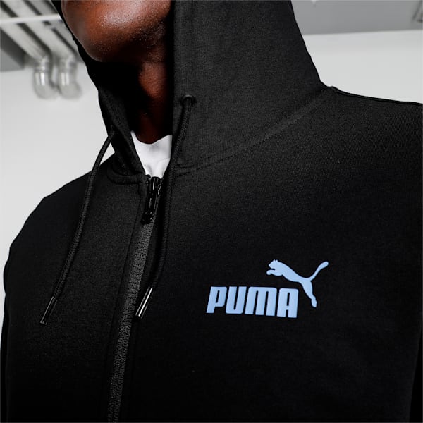 Graphic Men's Slim Fit Hoodie, Puma Black, extralarge-IND
