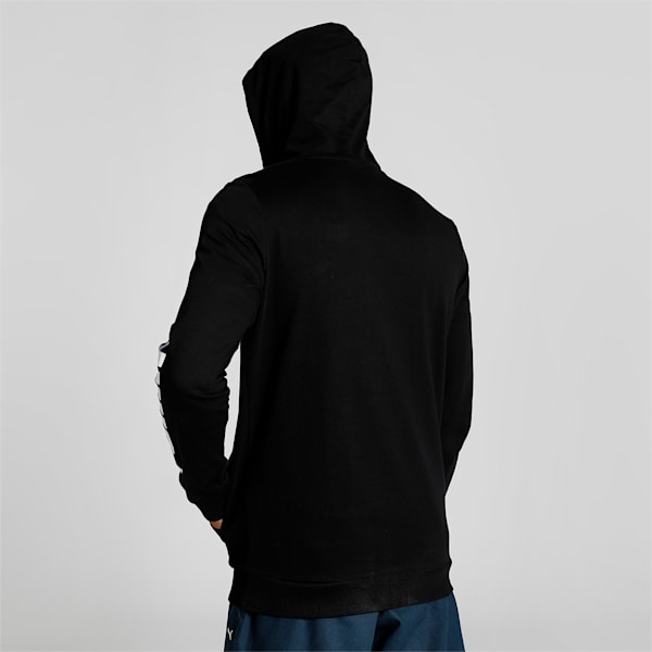 Graphic Men's Slim Fit Hoodie, Puma Black, extralarge-IND