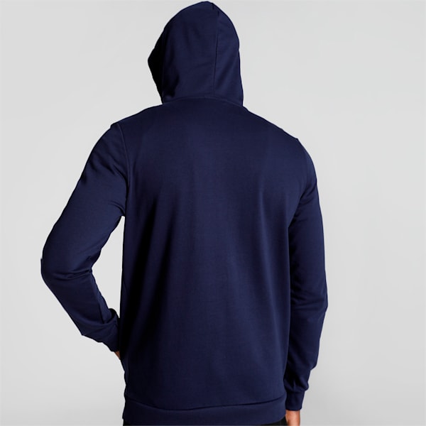 Graphic Men's Slim Fit Hoodie, Peacoat, extralarge-IND