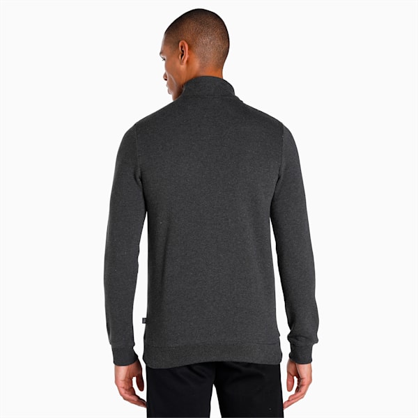 Graphic Logo Men's Slim Fit Jacket, Dark Gray Heather, extralarge-IND
