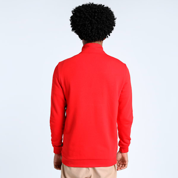 Graphic Logo Men's Slim Fit Jacket, For All Time Red, extralarge-IND