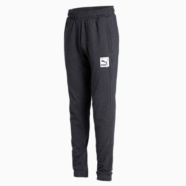 Cell Graphic Men's Knit Slim Fit Pants, Dark Gray Heather, extralarge-IND