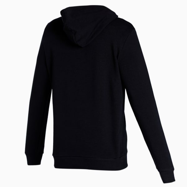 Cat Graphic Men's Regular Fit Hoodie, Puma Black, extralarge-IND