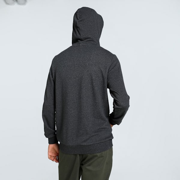 Cat Graphic Men's Regular Fit Hoodie, Dark Gray Heather, extralarge-IND