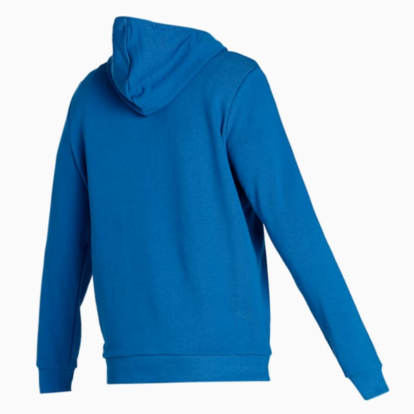 Cat Graphic Men's Regular Fit Hoodie, Lake Blue, extralarge-IND