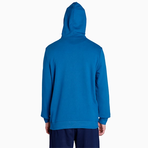 Cat Graphic Men's Regular Fit Hoodie, Lake Blue, extralarge-IND