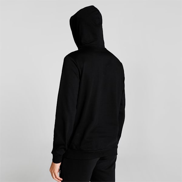 Patch Graphic Men's Regular Fit Hoodie, Puma Black, extralarge-IND