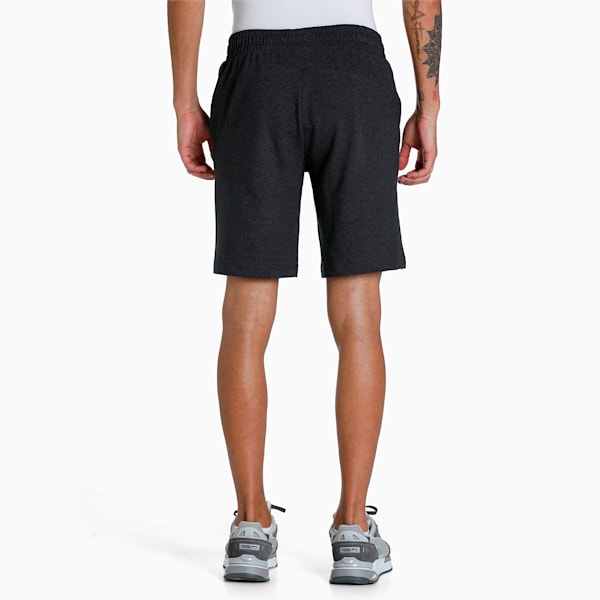 Cat Logo Knitted Shorts, Dark Gray Heather, extralarge-IND