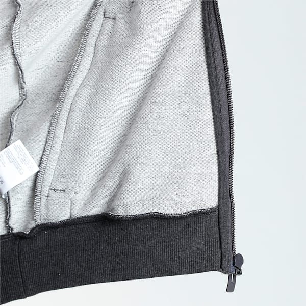 Futuristic Graphic Men's Slim Fit Hoodie, Dark Gray Heather, extralarge-IND