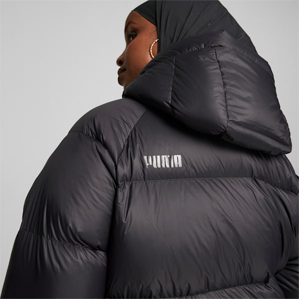 Women's Hooded Ultra Down Puffer Jacket, PUMA Black, extralarge-GBR