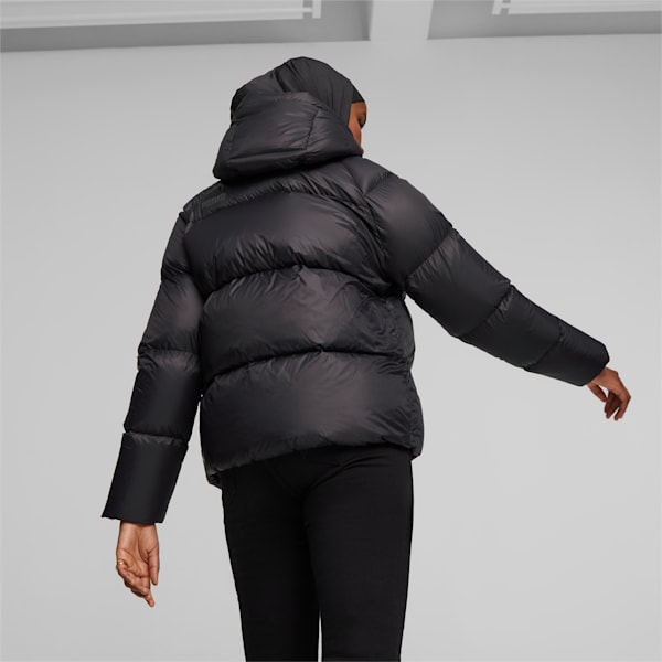 Women's Hooded Ultra Down Puffer Jacket, PUMA Black, extralarge-GBR