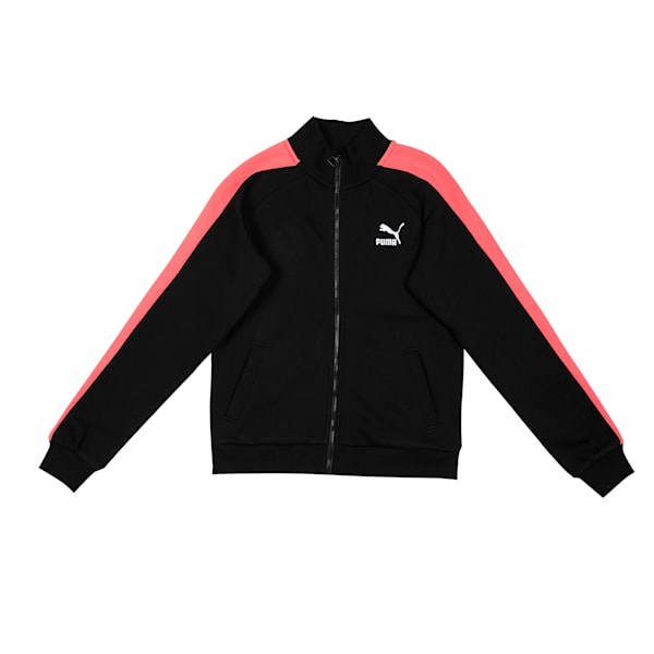 Summer Squeeze T7 Youth Track Jacket, Puma Black