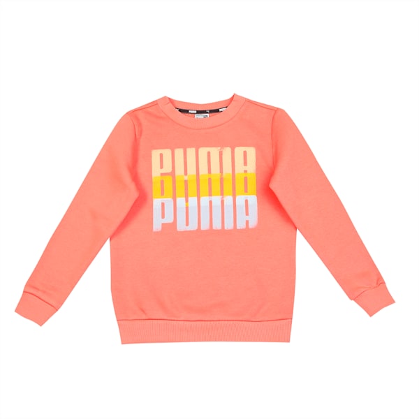 Summer Squeeze Youth Sweatshirt, Salmon
