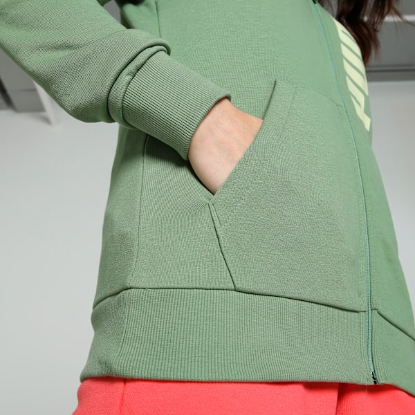 Women's Regular Fit Graphic Jacket, Dusty Green, extralarge-IND
